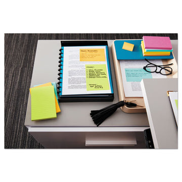 Post-it® Notes Original Pads In Floral Fantasy Colors, Lined, 4 X 6, 100 Notes-pad, 3 Pads-pack freeshipping - TVN Wholesale